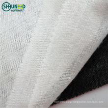 Eco-friendly 70gsm 50% Polyester 50% Viscose Warp Knitting Brushed Woven Fusible Interlining Textile for Suit